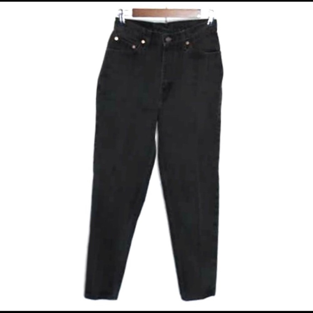 High-Rise Vintage Levi’s, Black, 100% Cotton